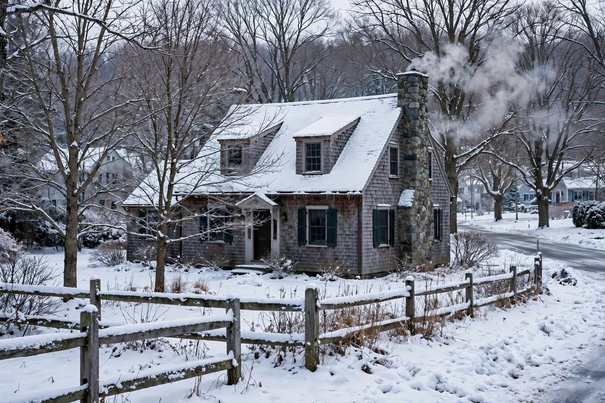 Homes along Rubber Avenue in Millville, Naugatuck CT